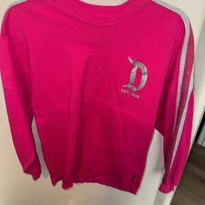 Disneyland Pink Spirit Jersey with Silver Accents - XS